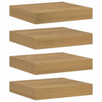Scaffale da parete 4 pcs Marrone 23 x 23,5 x 4 cm