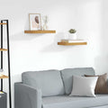 Scaffale da parete 2 pcs Marrone 40 x 23,5 x 4 cm