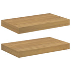 Scaffale da parete 2 pcs Marrone 40 x 23,5 x 4 cm