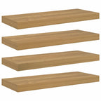 Scaffale da parete 4 pcs Marrone 60 x 23 x 4 cm