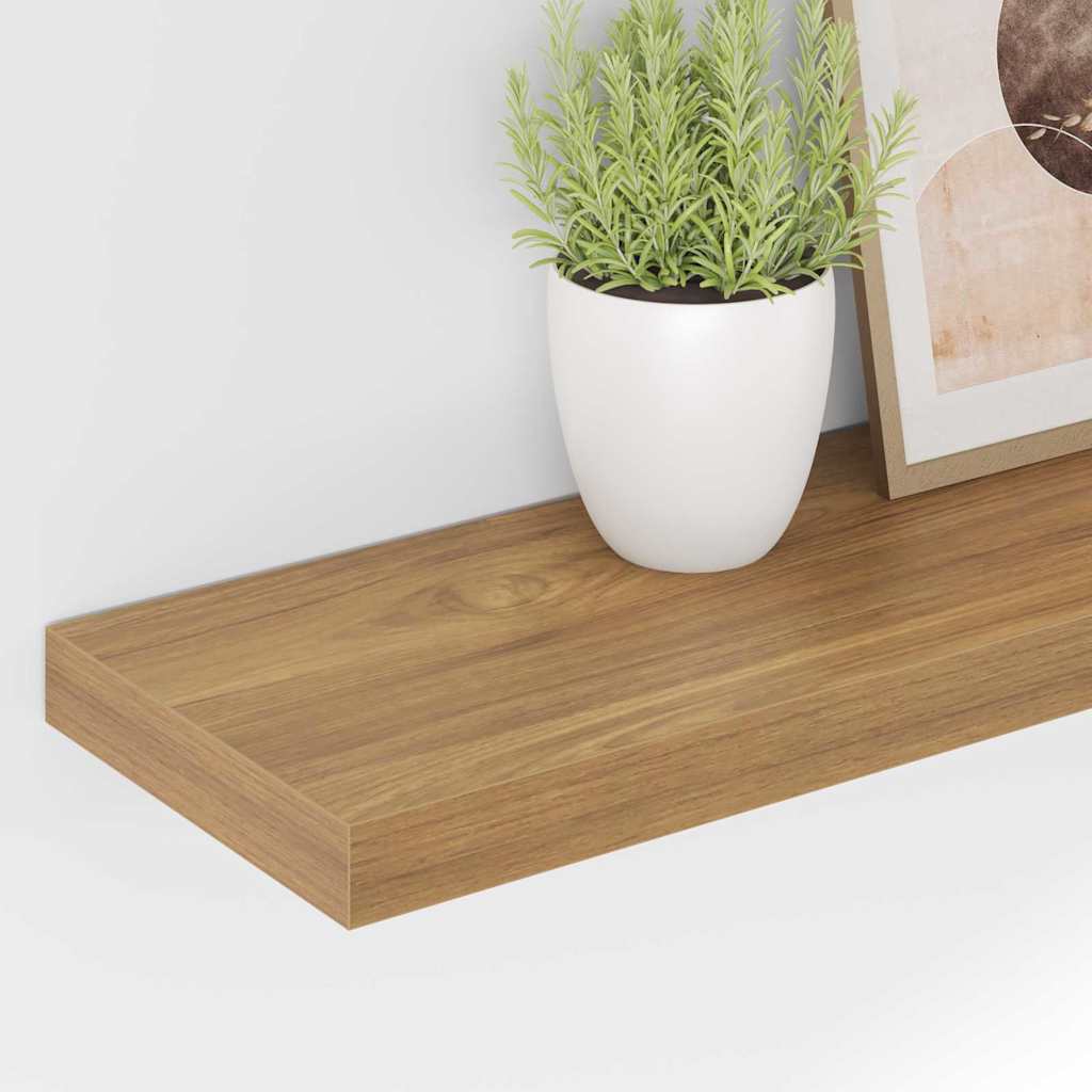 Scaffale da parete 4 pcs Marrone 120 x 23,5 x 4 cm