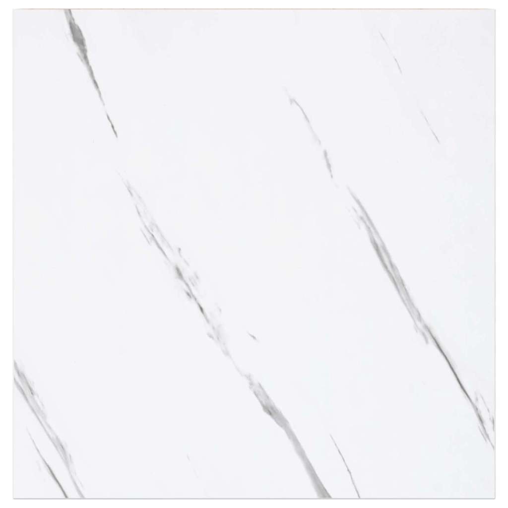 Scaffale da parete 2 pcs Marmo Bianco 23 x 23,5 x 4 cm