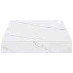 Scaffale da parete 4 pcs Marmo Bianco 40 x 23,5 x 4 cm