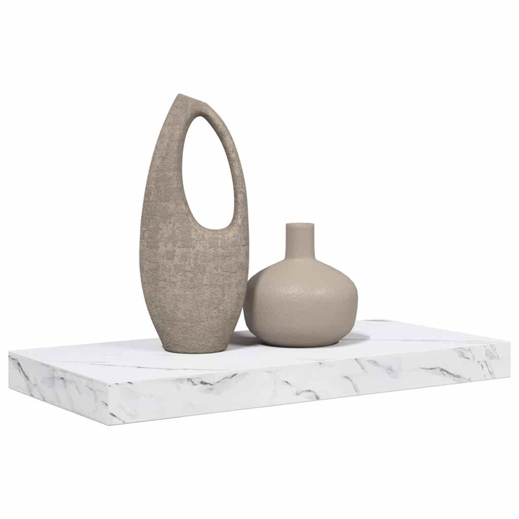 Scaffale da parete Marmo Bianco 50 x 23 x 4 cm