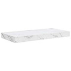 Scaffale da parete 2 pcs Marmo Bianco 50 x 23,5 x 4 cm