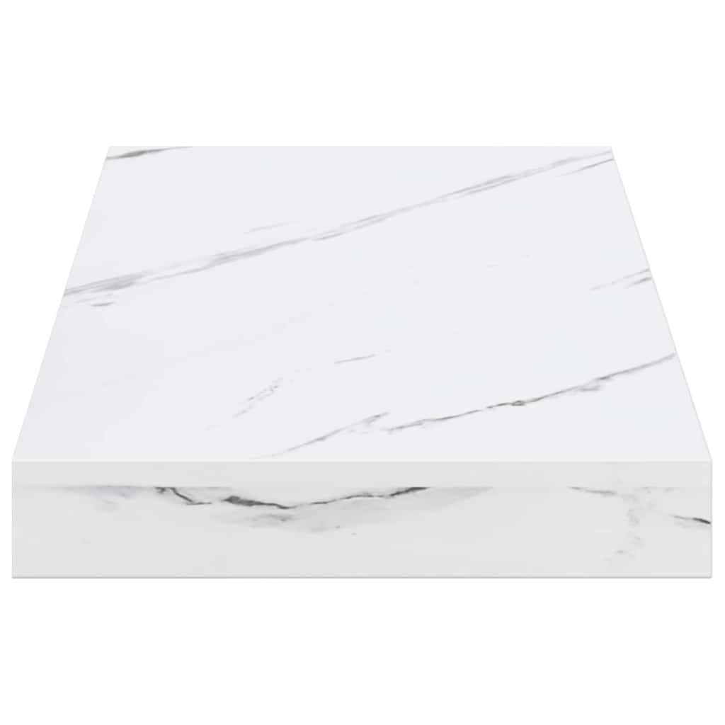 Scaffale da parete 2 pcs Marmo Bianco 50 x 23,5 x 4 cm