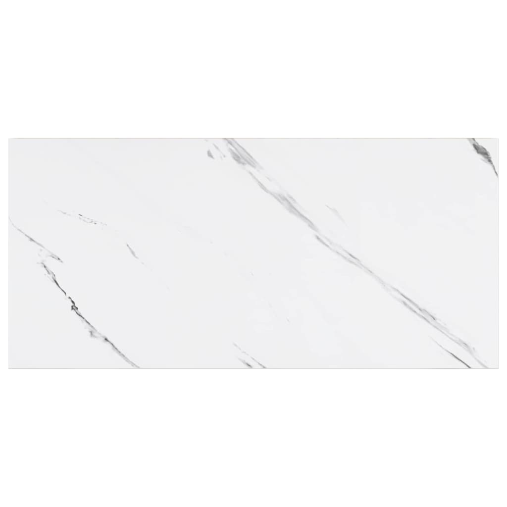 Scaffale da parete 2 pcs Marmo Bianco 50 x 23,5 x 4 cm