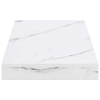 Scaffale da parete 4 pcs Marmo Bianco 50 x 23,5 x 4 cm