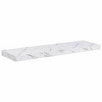 Scaffale da parete 2 pcs Marmo Bianco 80 x 23,5 x 4 cm