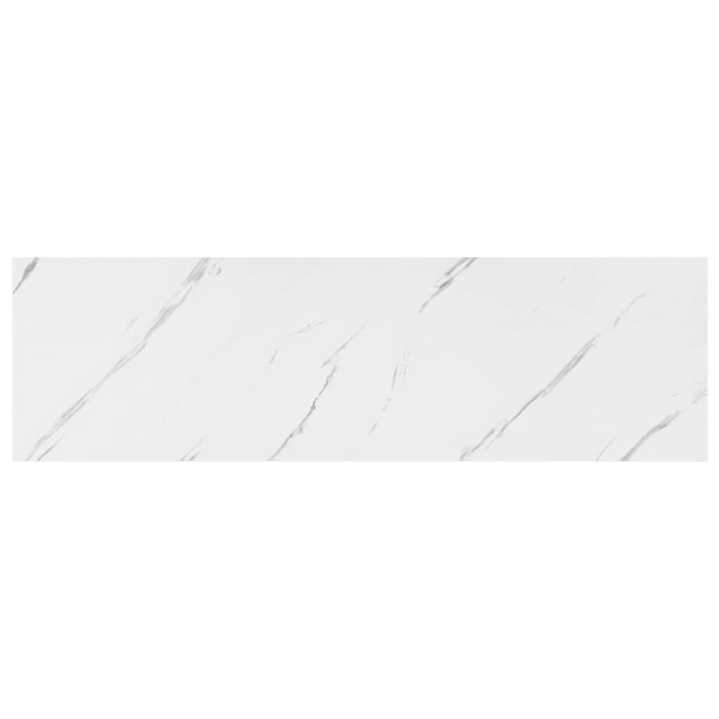 Scaffale da parete 2 pcs Marmo Bianco 80 x 23,5 x 4 cm