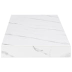 Scaffale da parete 4 pcs Marmo Bianco 80 x 23,5 x 4 cm