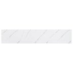 Scaffale da parete 2 pcs Marmo Bianco 120 x 23,5 x 4 cm