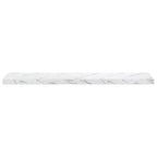 Scaffale da parete 4 pcs Marmo Bianco 120 x 23,5 x 4 cm