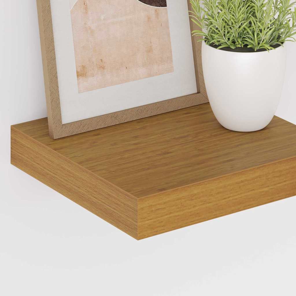 Scaffale da parete 2 pcs Beige 23 x 23,5 x 4 cm