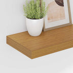 Scaffale da parete 2 pcs Beige 40 x 23,5 x 4 cm