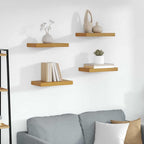 Scaffale da parete 4 pcs Beige 40 x 23,5 x 4 cm