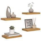 Scaffale da parete 4 pcs Beige 40 x 23,5 x 4 cm