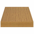 Scaffale da parete 2 pcs Beige 50 x 23 x 4 cm Legno multistrato