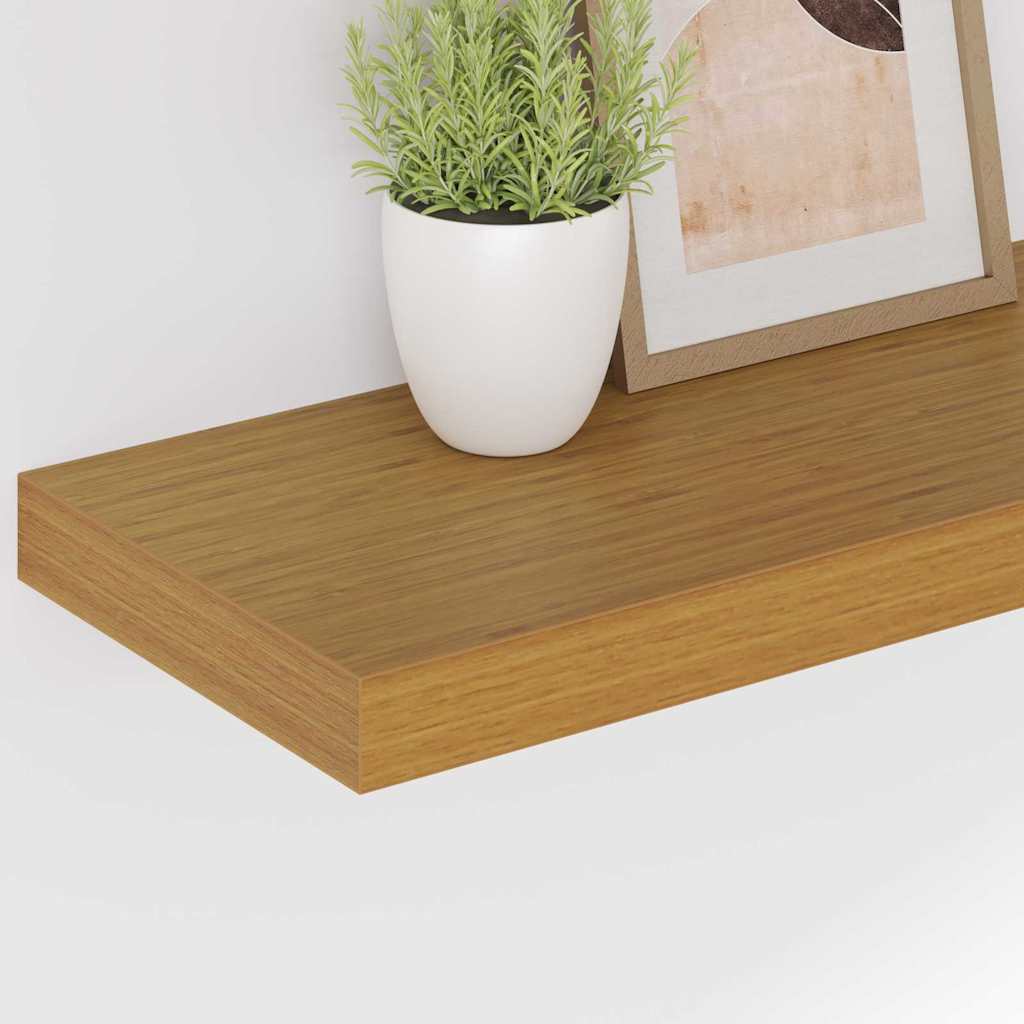 Scaffale da parete A parete 4 pcs Beige 50 x 23,5 x 4 cm