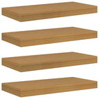 Scaffale da parete A parete 4 pcs Beige 50 x 23,5 x 4 cm