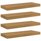 Scaffale da parete 4 pcs Beige 60 x 23 x 4 cm Legno multistrato