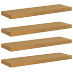 Scaffale da parete 4 pcs Beige 80 x 23,5 x 4 cm