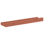 Scaffale da parete 2 pcs Rosso 40 x 9 x 3 cm Legno multistrato