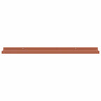 Scaffale da parete 2 pcs Rosso 80 x 9 x 3 cm Legno multistrato