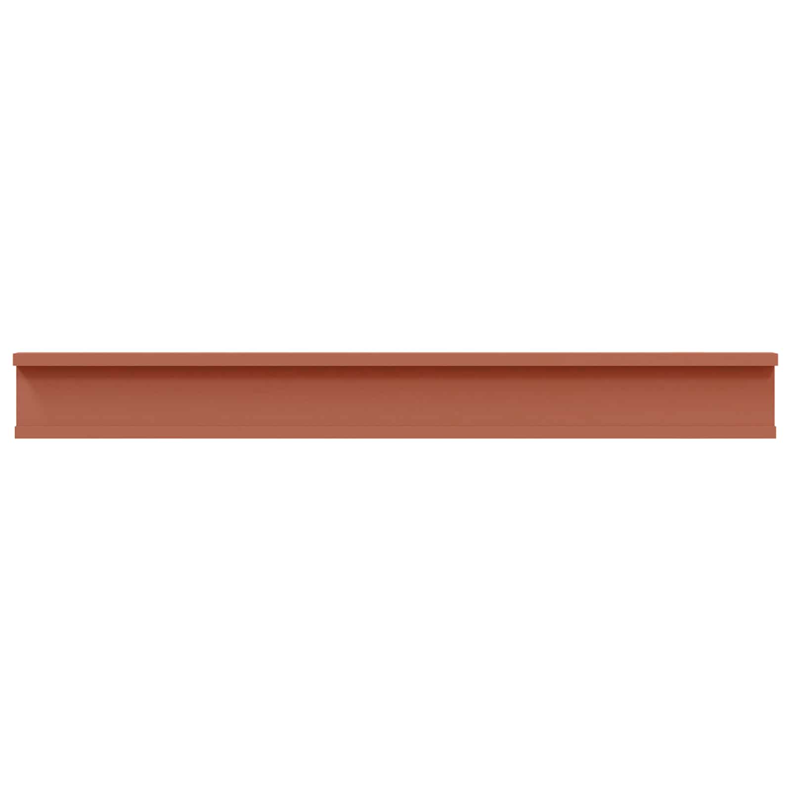 Scaffale da parete 2 pcs Rosso 80 x 9 x 3 cm Legno multistrato