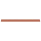 Scaffale da parete 2 pcs Rosso 100 x 9 x 3 cm Legno multistrato