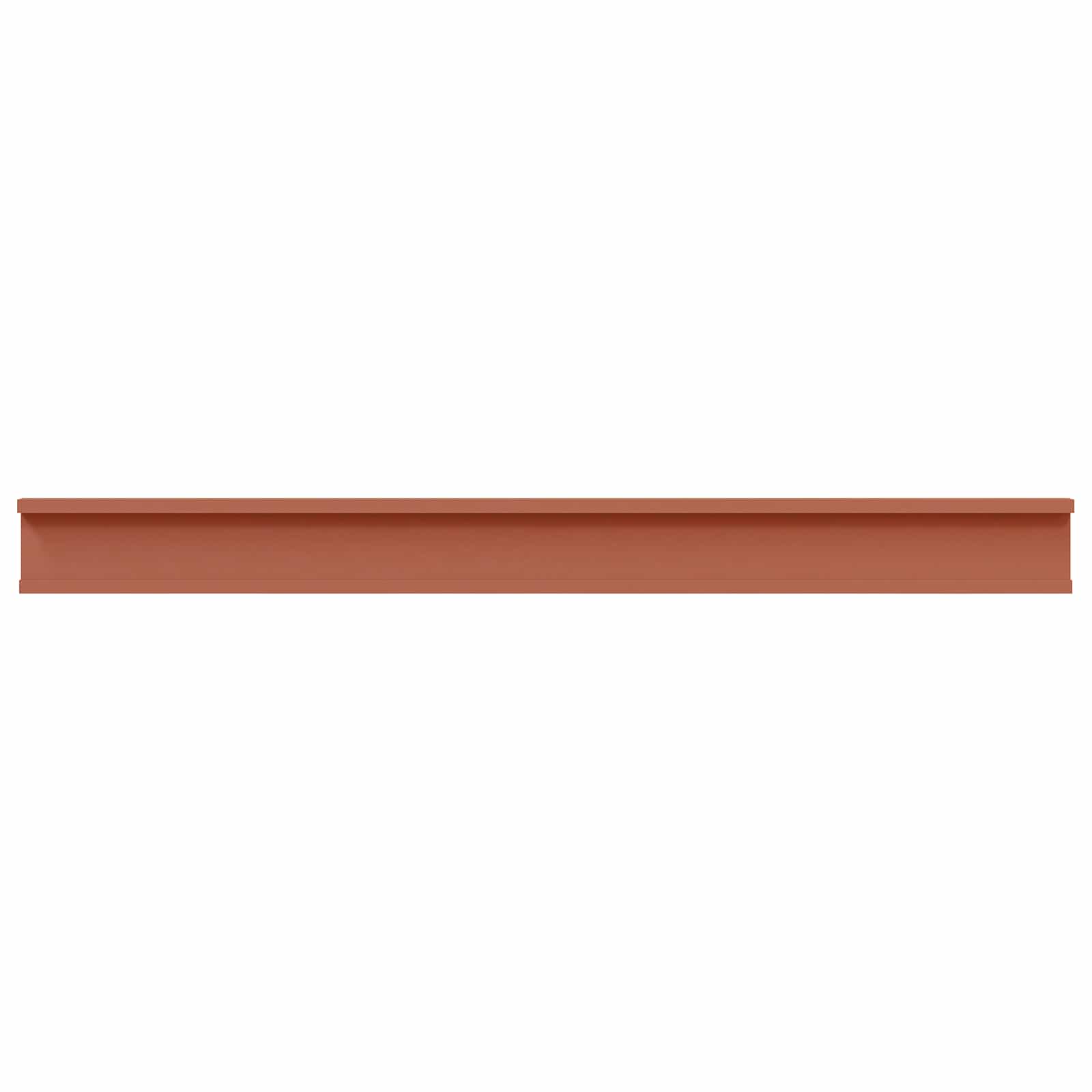 Scaffale da parete 2 pcs Rosso 100 x 9 x 3 cm Legno multistrato