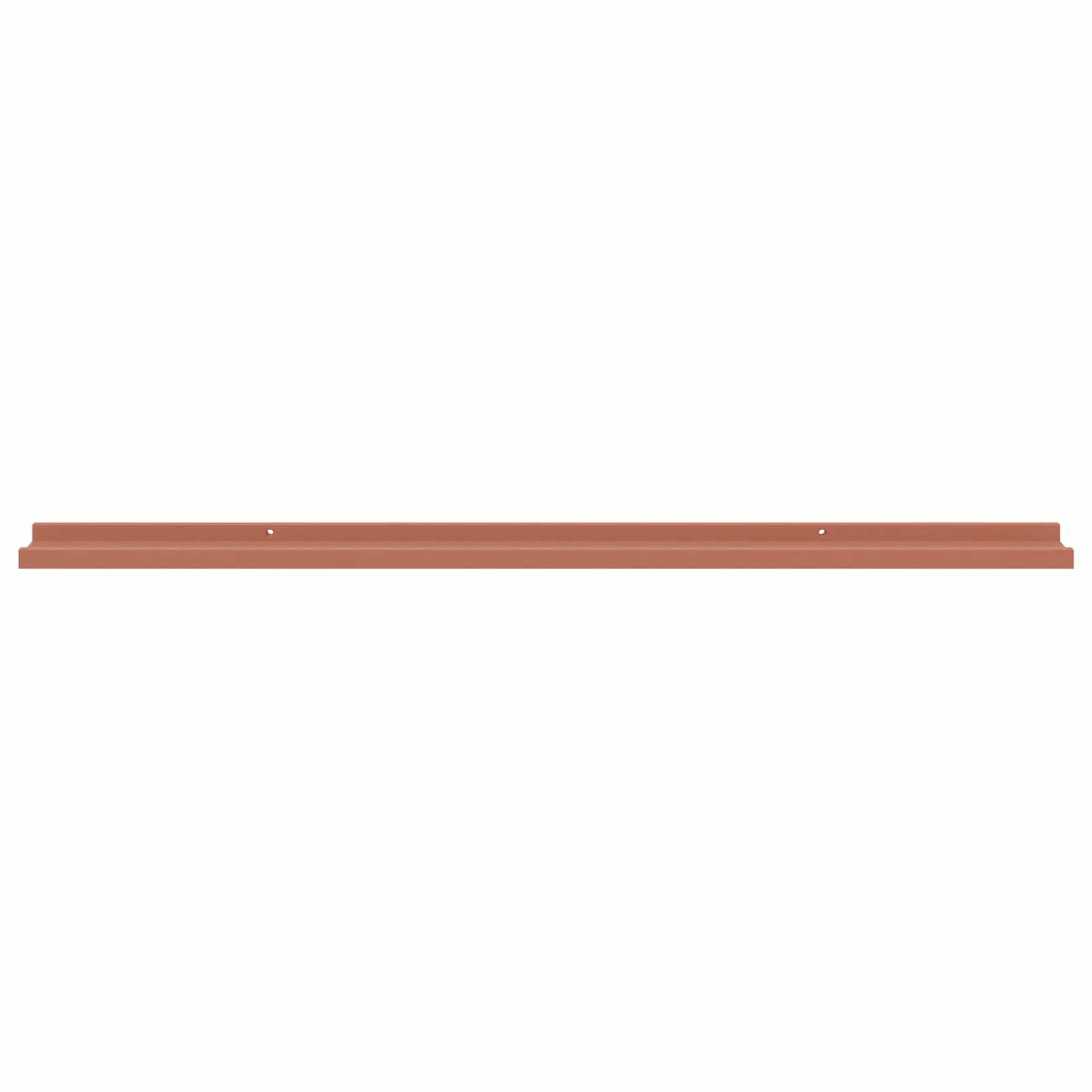 Scaffale da parete 2 pcs Rosso 115 x 9 x 3 cm Legno multistrato