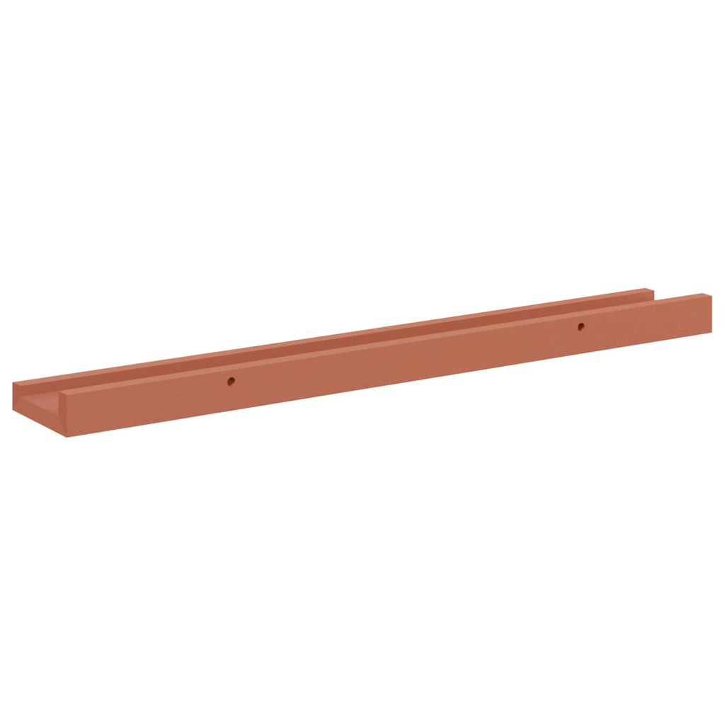 Scaffale da parete 4 pcs Rosso 60 x 9 x 3 cm Legno multistrato