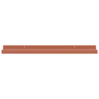 Scaffale da parete 4 pcs Rosso 60 x 9 x 3 cm Legno multistrato