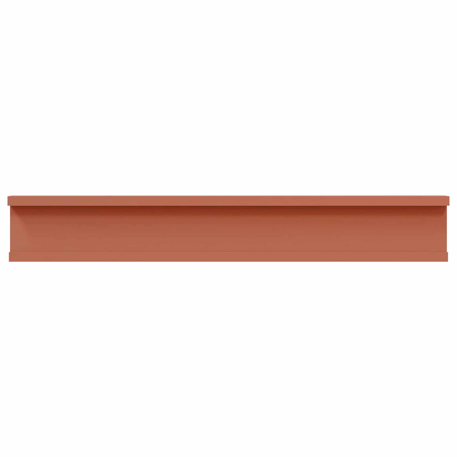 Scaffale da parete 4 pcs Rosso 60 x 9 x 3 cm Legno multistrato