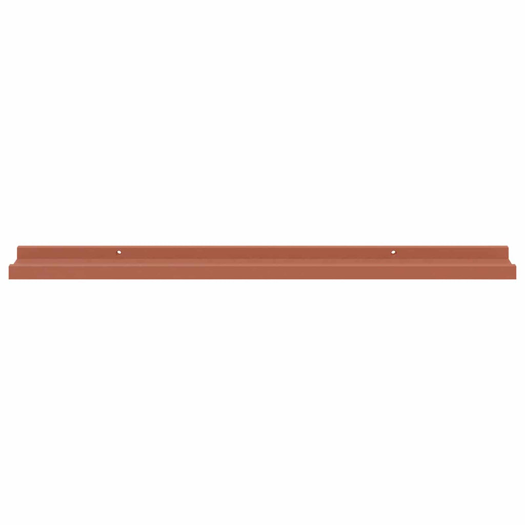 Scaffale da parete 4 pcs Rosso 80 x 9 x 3 cm Legno multistrato
