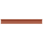 Scaffale da parete 4 pcs Rosso 80 x 9 x 3 cm Legno multistrato