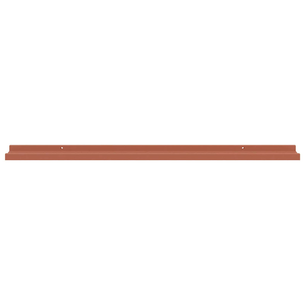 Scaffale da parete 4 pcs Rosso 100 x 9 x 3 cm Legno multistrato