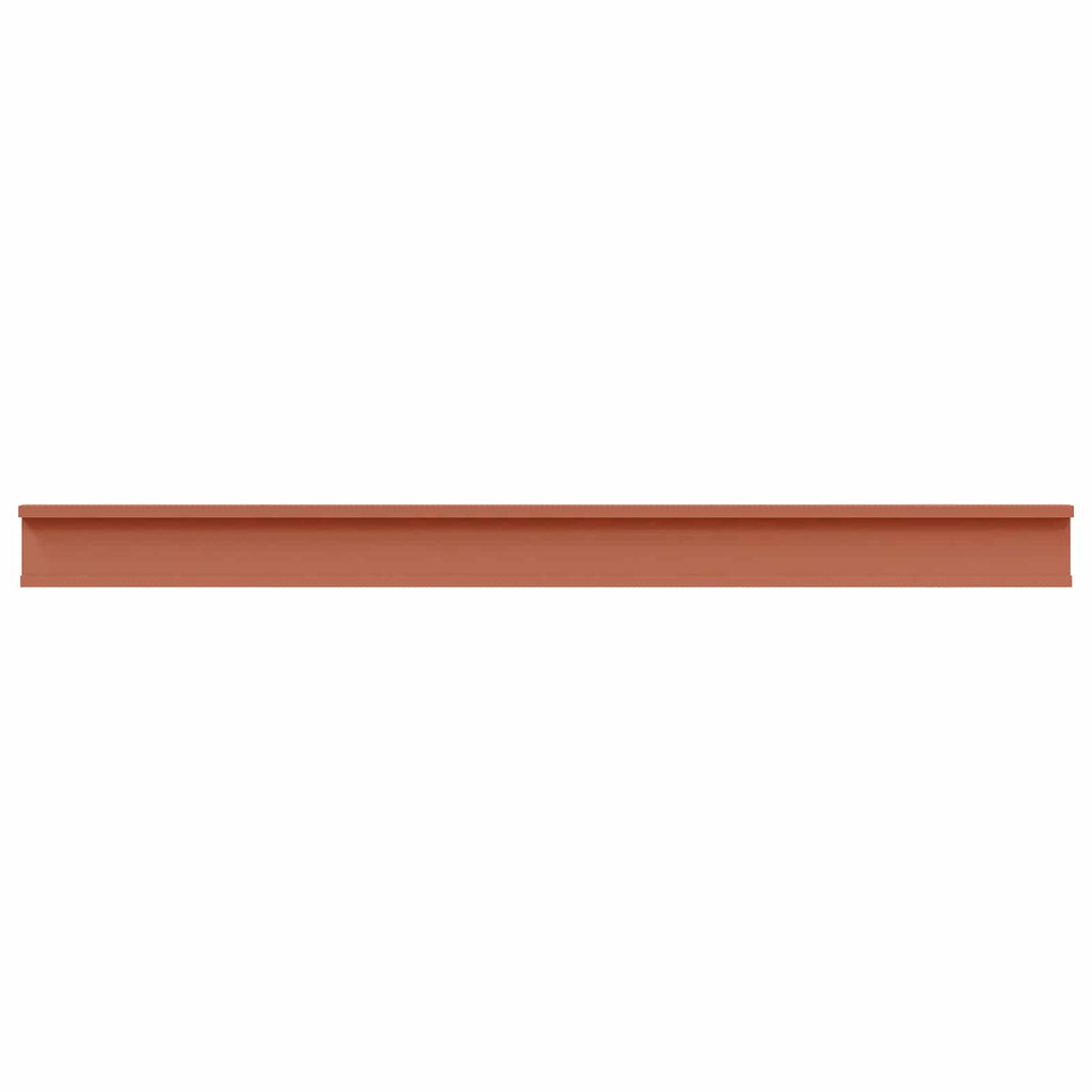 Scaffale da parete 4 pcs Rosso 115 x 9 x 3 cm Legno multistrato