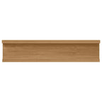 Scaffale da parete con lo scaffale 2 pcs Marrone 40 x 9 x 3 cm
