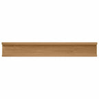 Scaffale da parete con lo scaffale 4 pcs Marrone 60 x 9 x 3 cm