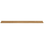 Scaffale da parete con lo scaffale 4 pcs Marrone 100 x 9 x 3 cm