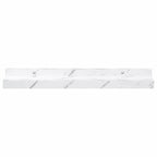 Scaffale da parete 2 pcs Marmo Bianco 40 x 9 x 3 cm