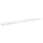 Scaffale da parete 2 pcs Marmo Bianco 100 x 9 x 3 cm