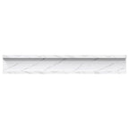 Scaffale da parete 4 pcs Marmo Bianco 60 x 9 x 3 cm