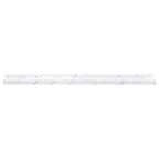 Scaffale da parete 4 pcs Marmo Bianco 80 x 9 x 3 cm