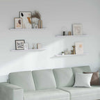 Scaffale da parete 4 pcs Marmo Bianco 100 x 9 x 3 cm