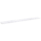 Scaffale da parete 4 pcs Marmo Bianco 115 x 9 x 3 cm