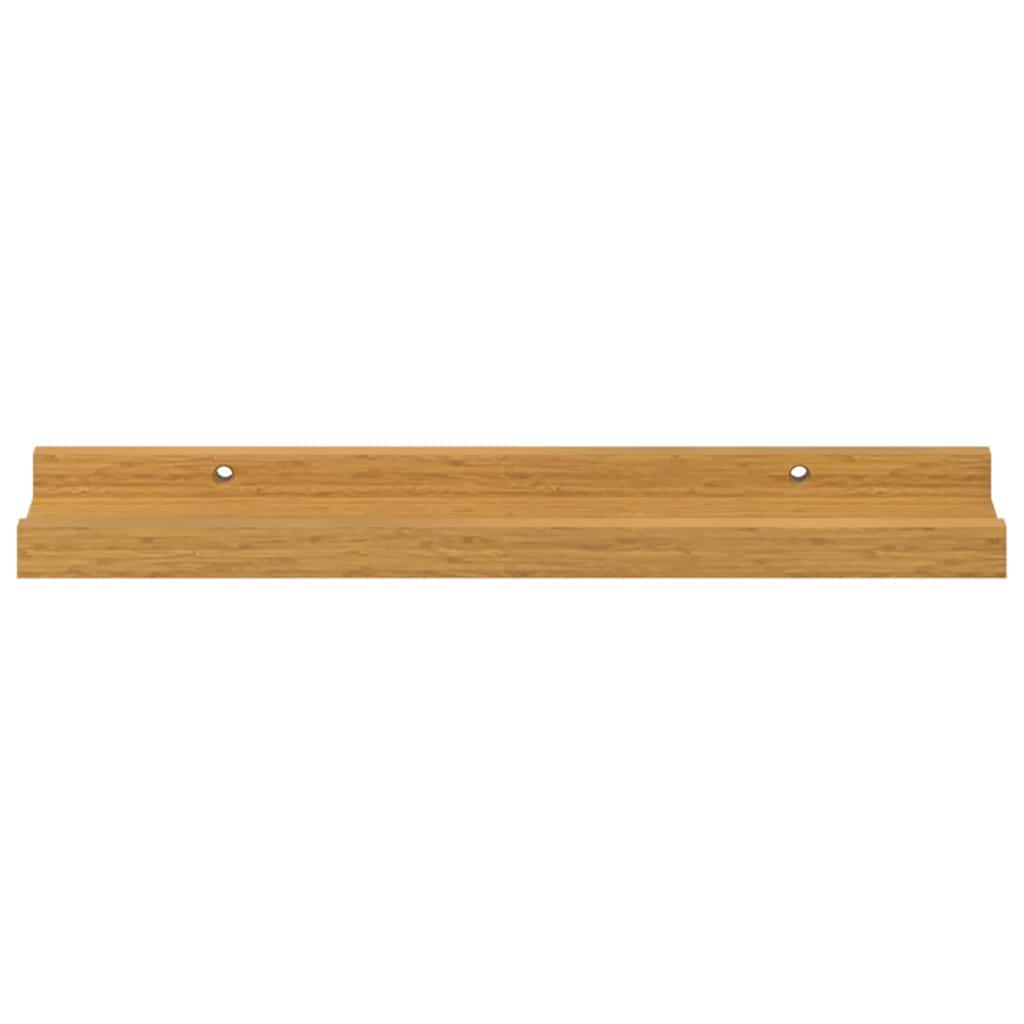 Scaffale da parete 2 pcs Beige 40 x 9 x 3 cm Legno multistrato