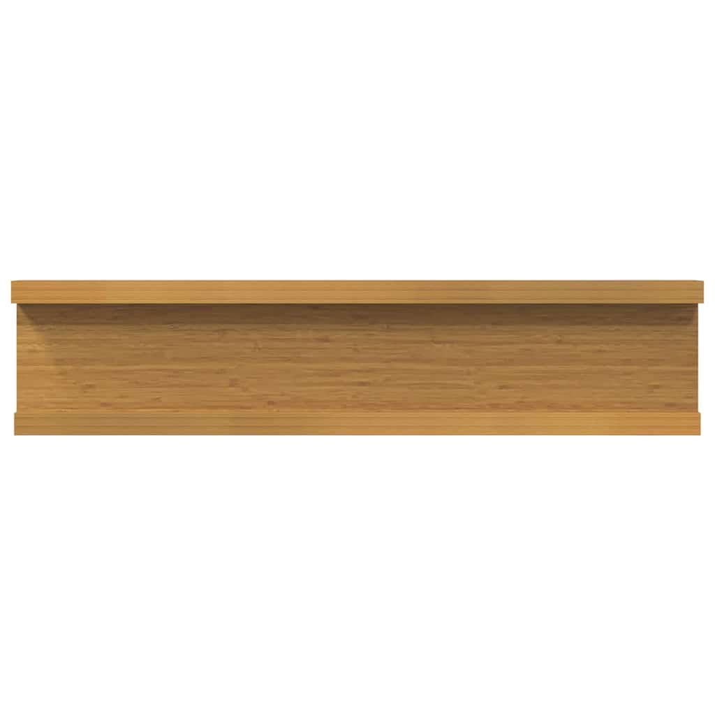 Scaffale da parete 2 pcs Beige 40 x 9 x 3 cm Legno multistrato
